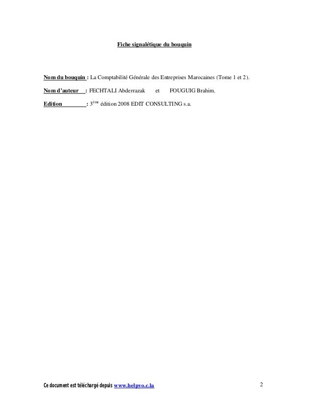 comptabilité générale brahim aaouid pdf