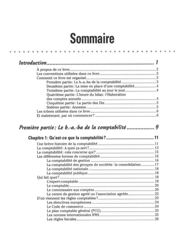 Comptabilite Pour Les Nuls