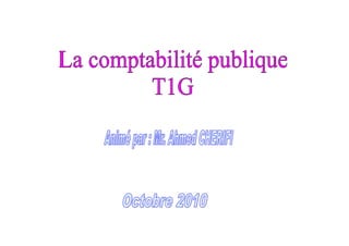 Comptabilites publiques Maroc