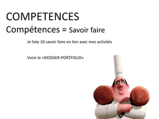 COMPETENCES
Forces = Savoirs
Les savoirs scolaires se concentrent dans ces deux forces
Corporelle
Logique-mathématique
Musicale
Verbale (écriture-parole)
Visuelle
Relationnelle vers les autres
Relationnelle vis-à-vis de moi-même
 