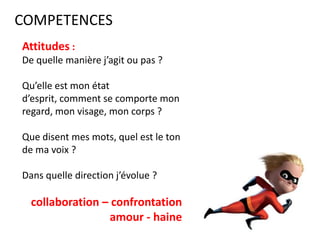 COMPETENCES Attitudes
 