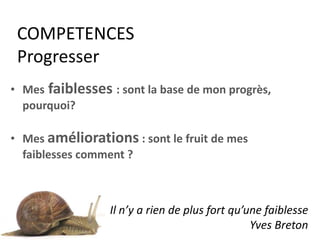 COMPETENCES
Aussi dans mes «côtés obscurs»
 