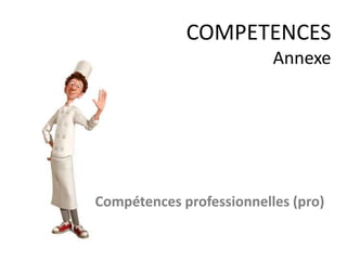 COMPETENCES
Mes intelligences ???
 