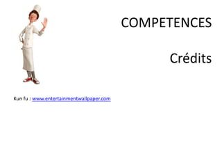 COMPETENCES
Je valide avec mes activités présentes
J’aide au ménage
Attitudes : débrouillardise, assiduité, organisation
Savoir faire : travailler de mes mains et rendre service
Savoirs / forces : corporelles et visuelles
Savoir être : responsable et attitude positive
Intelligences : spatiale et kinesthésique
 