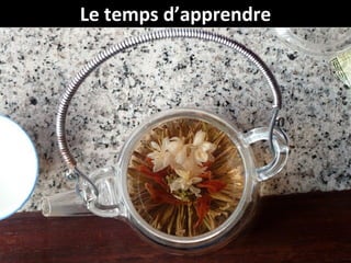 Le temps d’apprendre

 Un sablier ou un sachet de thè qui infuse
 
