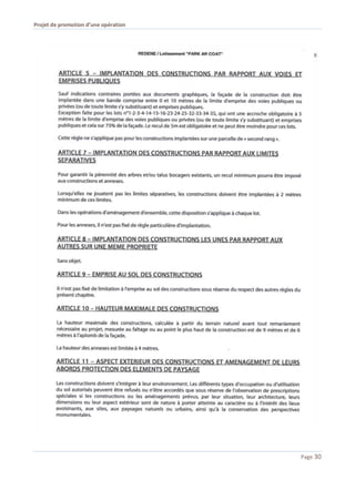 Projet de promotion d’une opération
Page 30
 