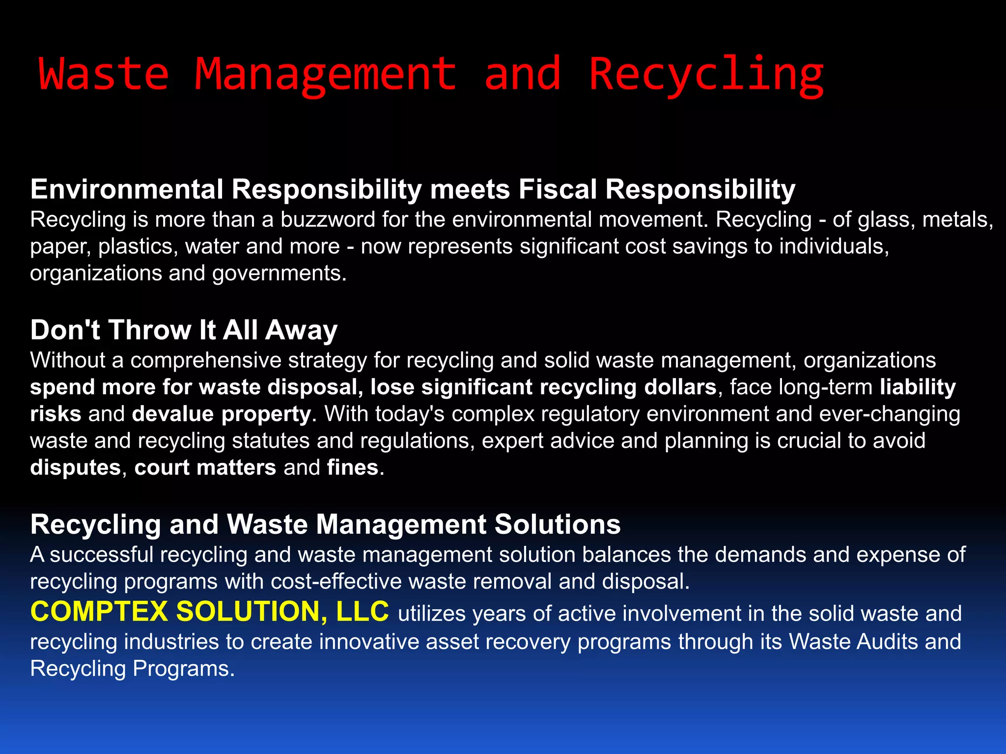 Reduces truck traffic