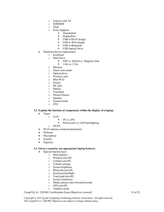 Comptia a-plus-220-901 | PDF