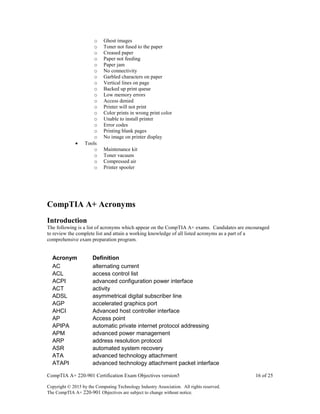 Comptia a-plus-220-901 | PDF