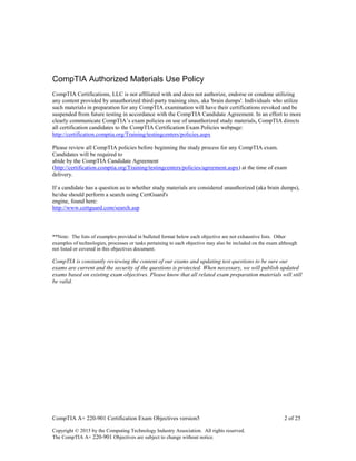 Comptia a-plus-220-901 | PDF