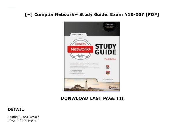 Comptia Network+ N10 007 Pdf