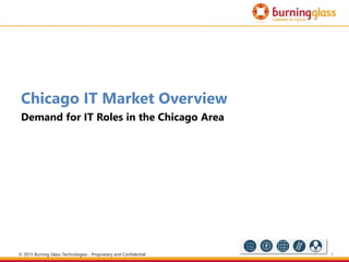 8
Chicago IT Market Overview
Demand for IT Roles in the Chicago Area
© 2015 Burning Glass Technologies - Proprietary and Confidential
 