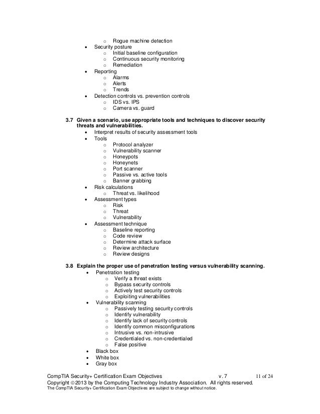 Comptia Security Sy0 401