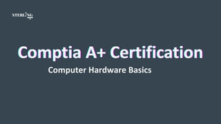 Computer Hardware Basics | CompTIA A+ Certification Training | PDF