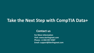 CompTIA Data+ Exam Objectives Breakdown | DA0-001 Guide | PDF