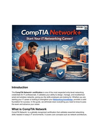 CompTIA Network+ Certification Exam Guide | PDF