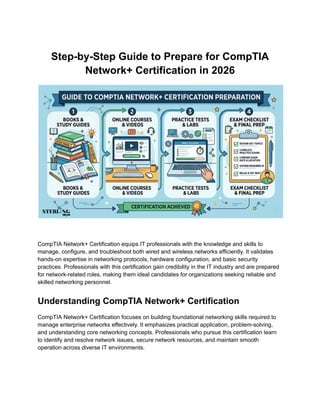 CompTIA Network+ 2026 Complete Step-by-Step Exam Prep Guide | PDF