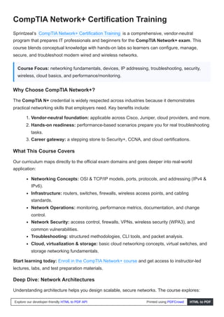 CompTIA Security+ Certification Training | Sprintzeal | PDF