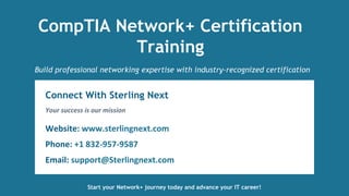 Top Networking Skills You Learn in CompTIA Network+ Certification | PDF