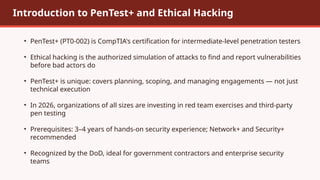 CompTIA PenTest+ Roadmap 2026 Ethical Hacking Skills, Tools & Career ...