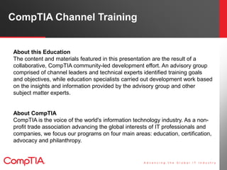 CompTIA P&L Management with Frank Coker | PPTX