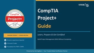 CompTIA Project+ Guide Learn, Prepare & Get Certified | PDF
