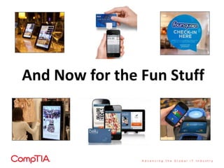 And Now for the Fun Stuff
 