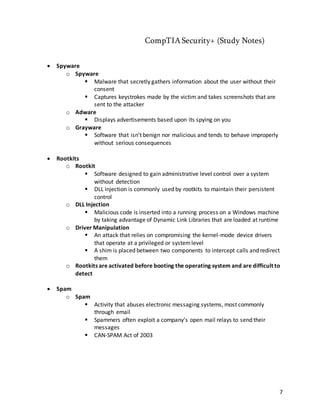 CompTIA Security+ (Study Notes) for cs.pdf