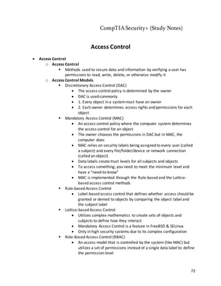 CompTIA Security+ (Study Notes) for cs.pdf