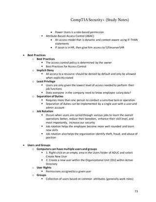 CompTIA Security+ (Study Notes) for cs.pdf