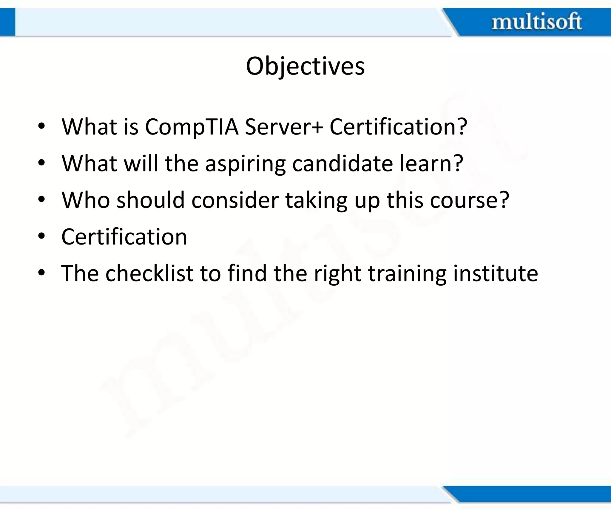 All About CompTIA Server+ | PPTX