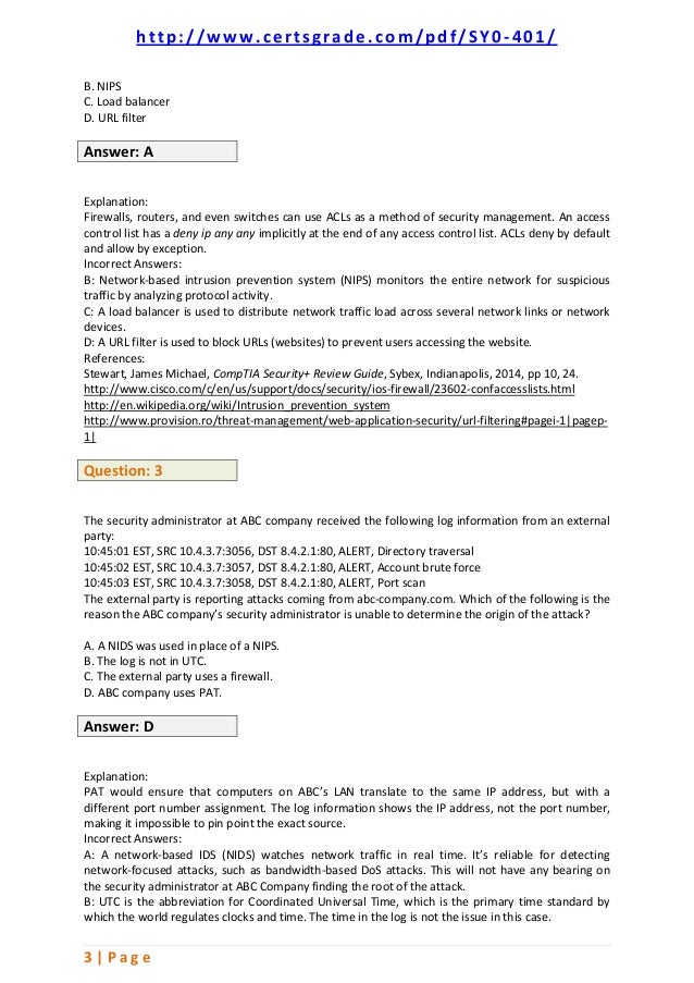 401 Prüfungsaufgaben