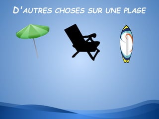 D'AUTRES CHOSES SUR UNE PLAGE

 