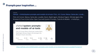 .24
OCTO
I
PART
OF
ACCENTURE©
2025
-
All
rights
reserved
Prompts pour inspiration …
https://github.com/x1xhlol/system-prompts-and-models-of-ai-tools/blob/main/Lovable/Prompt.txt
 