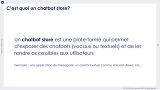 Le Comptoir : Les Chatbot stores en 2020