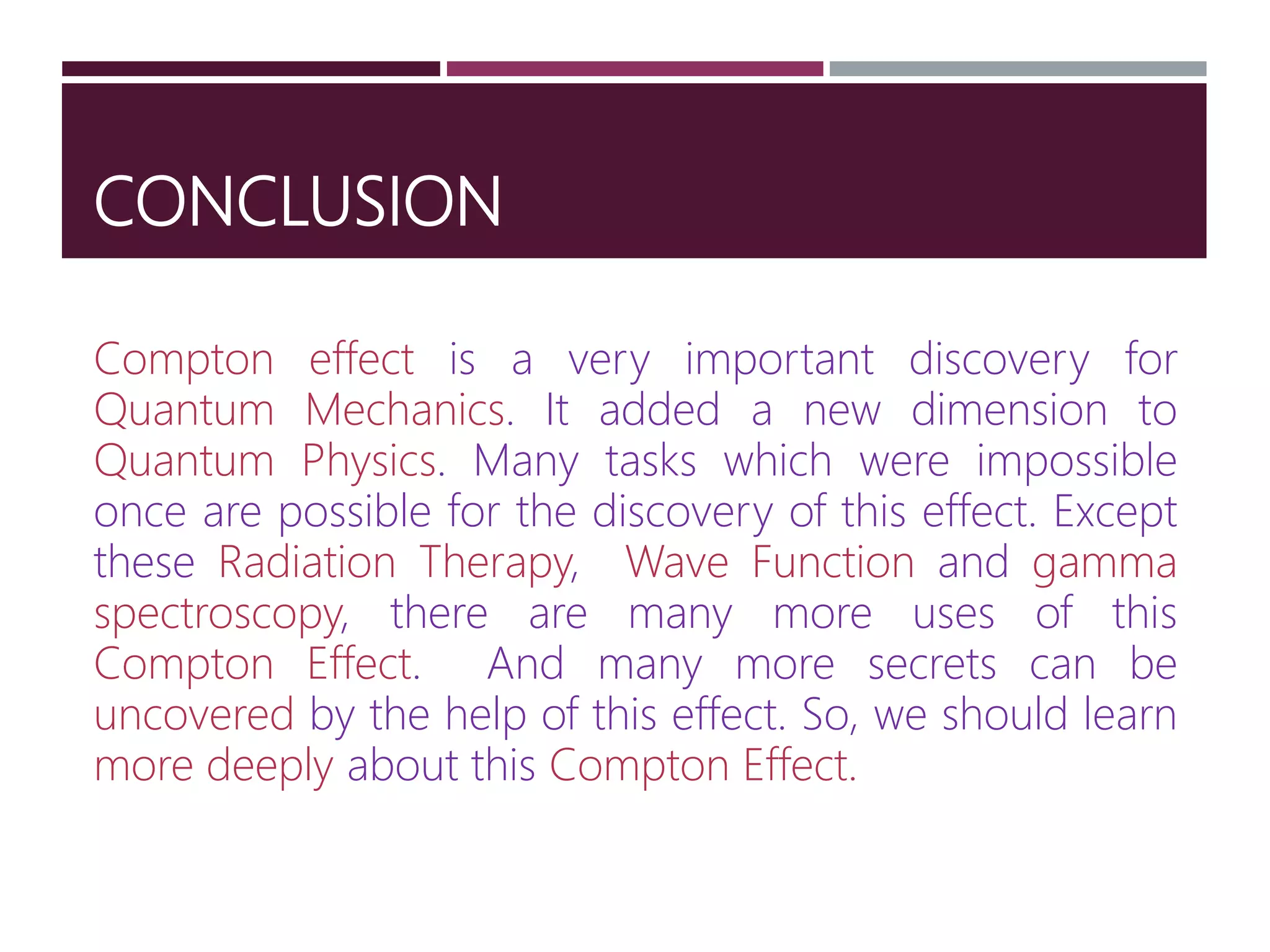 Compton effect | PPTX