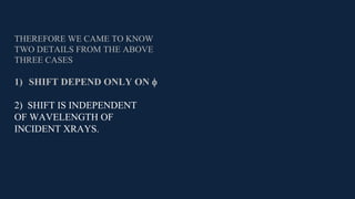 COMPTON EFFECT PPT.A BRIEF INTRO TO THE PHENOMENON. | PPTX