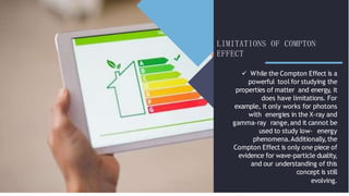 COMPTON EFFECT PPT.A BRIEF INTRO TO THE PHENOMENON. | PPTX