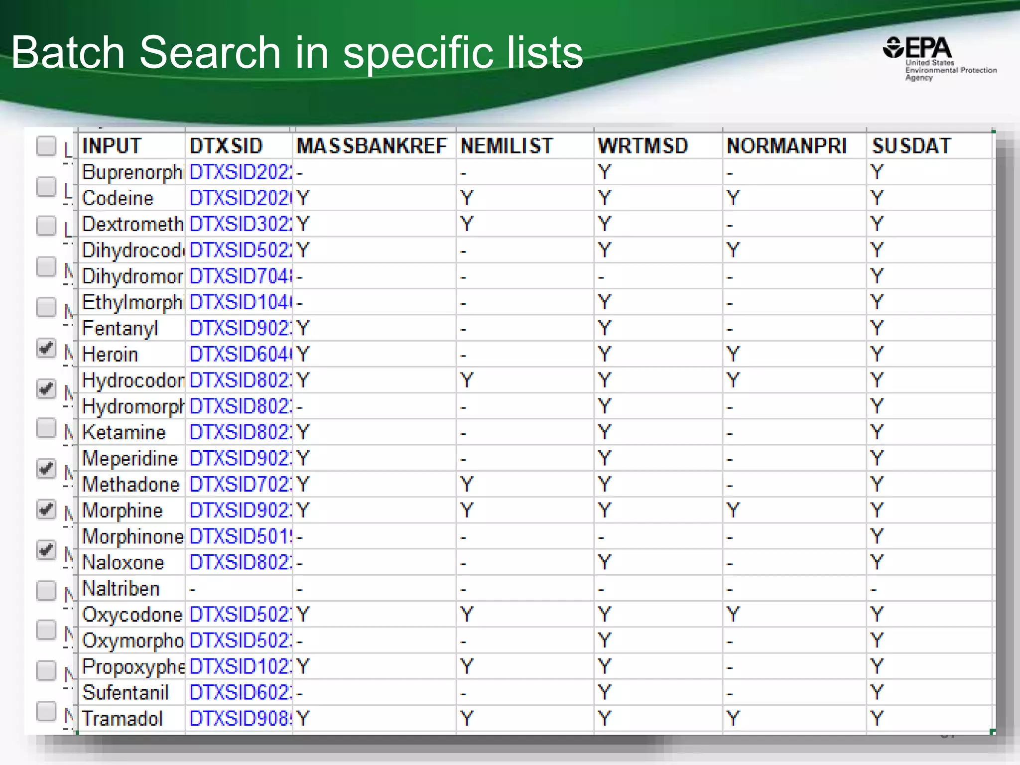 Batch Search in specific lists
57
 