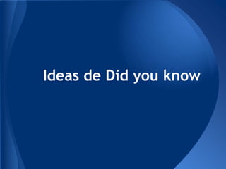 Ideas de Did you know
 