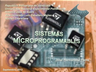 Sistemas microprogramables