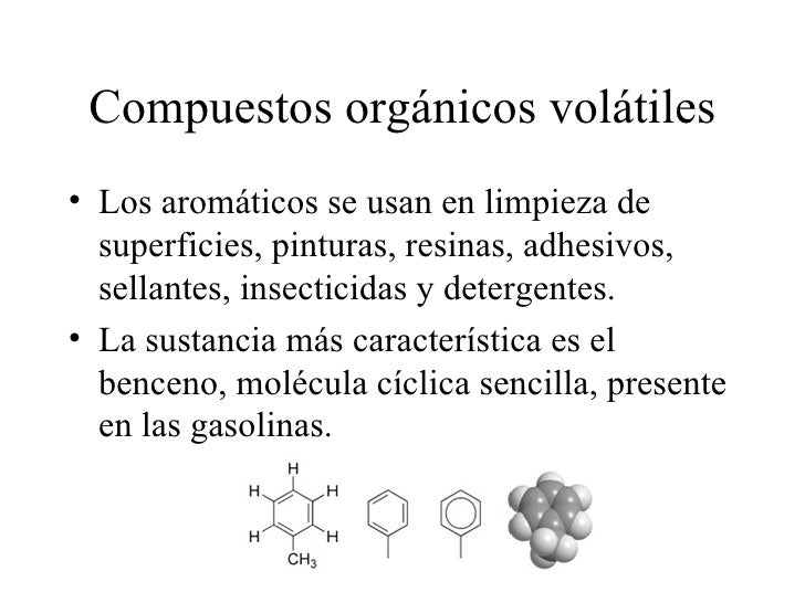 Compuestos organicos volatiles