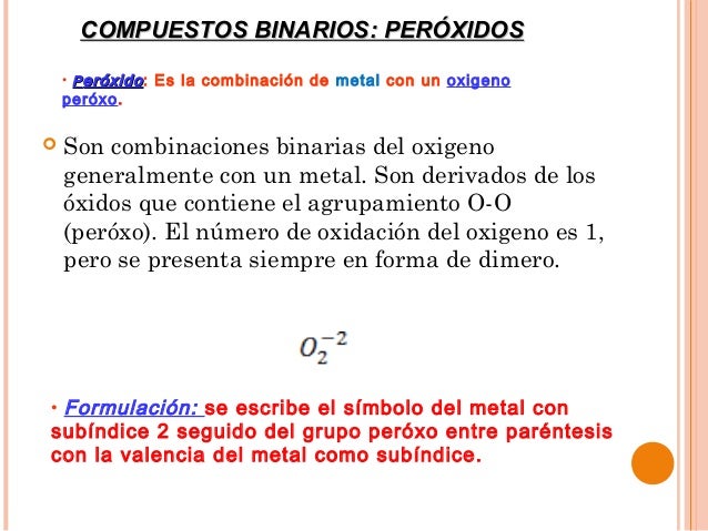 Compuestos binarios