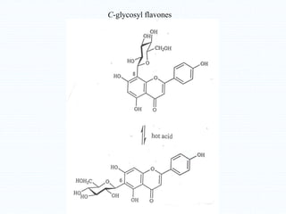 C-glycosyl flavones
 