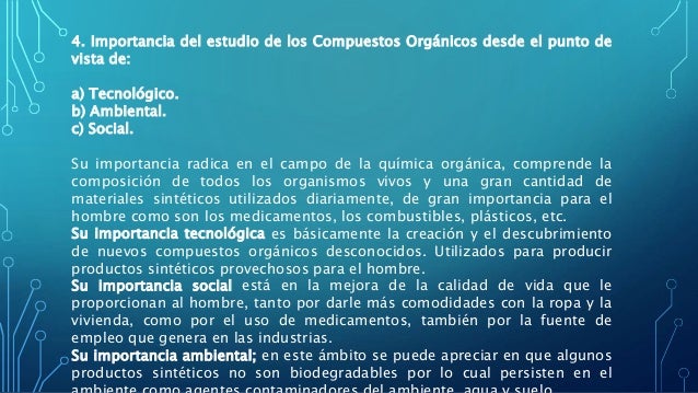 Compuestos organicos