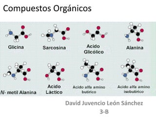 Compuestos Orgánicos
David Juvencio León Sánchez
3-B
 
