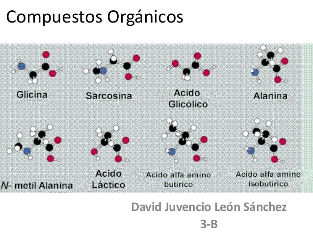 Compuestos orgánicos