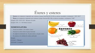 What Is R Coo R Compuestos oxigenados | PPTX
