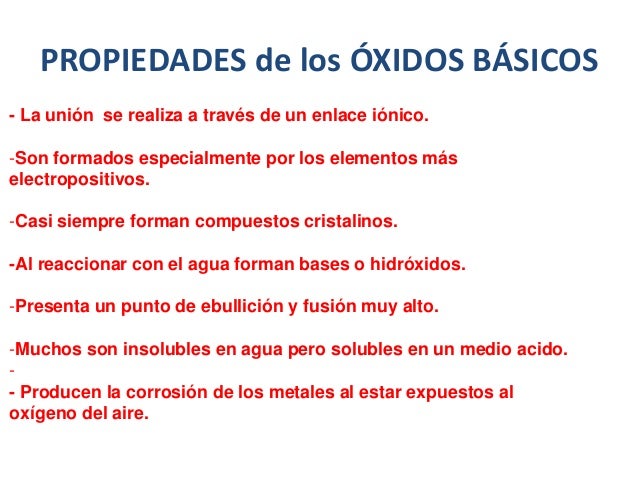 óxidos