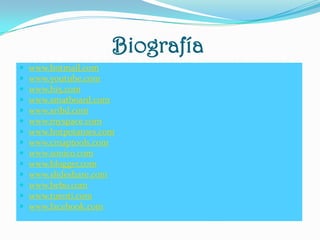 Slidesharees un espacio gratuito donde los usuarios pueden enviar presentaciones PowerPoint u Open Office, que luego quedan almacenadas en formato Flash .